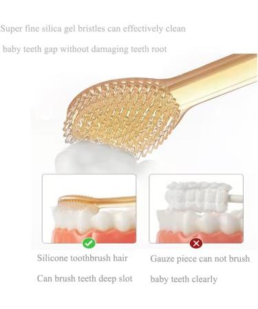 Sevenbaby Baby Toothbrush Infant Tongue Coating Brush - Set of 2 - Buy Online on GoSupps.com