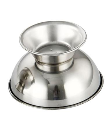 Minkissy 2st high impact shell tool shaving shell for the household men's gift razor cup made of stainless steel shaving shell of metal man care deliveries stainless steel