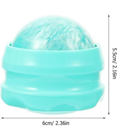 JECOMPRIS Cold Massage Scooterball - Manual Deep Tissue Massage Ball for Sore Muscles & Relaxation | Green Massage Roller for Ice Cream & Warmth - Buy Online on GoSupps.com