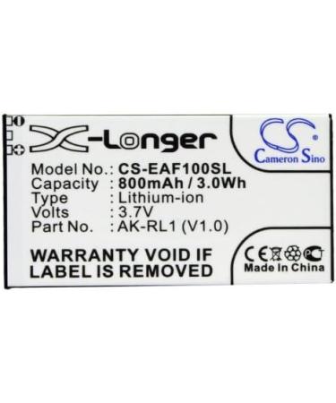 Replacement Battery for Emporia RL1 & VF1C - 800mAh/3.7V Compatible with AK-RL1 & AK-RL1 (V1.0) | Shop Internationally - Buy Online on GoSupps.com