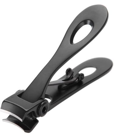 Nail Clipper Stainless Steel Cutter Trimmer Non-Slip Handle Cutting Edge for Professional and Personal Use Fine Workmanship Mini Size and Lightweight Convenient (Black) - Buy Online on GoSupps.com