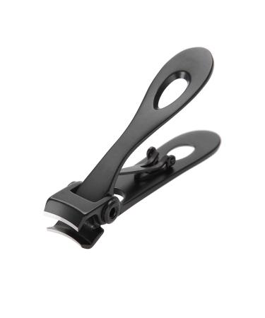 SYH&AQYE Nail Clippers for Thick Nails Fingernail Toenail Clippers for Thick Nails Nail Clipper No Splash Toenail Fingernail Clippers for Adult Men Women Seniors(Black)