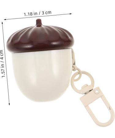  POPETPOP POPETPOP 2-Piece Children's Lip Balm in Cute Chestnut Shape Moisturizing Care for Sensitive Skin Oily Portable for School Classroom with Apple Lemon Flavor - Buy Online on GoSupps.com