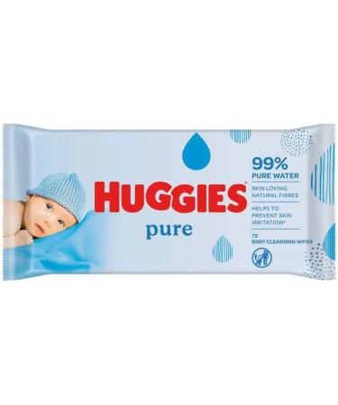 Huggies Pure Extra Care Baby Wet Wipes - 720 Wipes (72 x 10 Pack) - Buy Online on GoSupps.com
