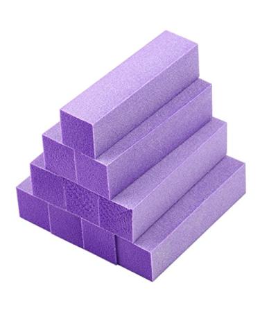 Sujurio 10x Buffing Sanding Buffer Block Files Acrylic Pedicure Manicure Nail Art Tips (Color:)