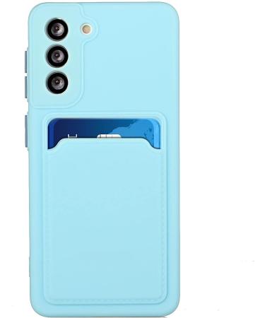 Buy Tivenfezk Nadoli Silicone Case for Samsung Galaxy A34 5G - Ultra Thin Shockproof Scratch-Resistant Wallet TPU Cover with Credit Card Holder - Blue - Buy Online on GoSupps.com
