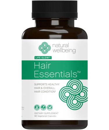 Hair Essentials Natural Hair Growth Supplement for Women and Men - 90 Veg Caps  1-Month Supply 90 Count (Pack of 1) - Buy Online on GoSupps.com