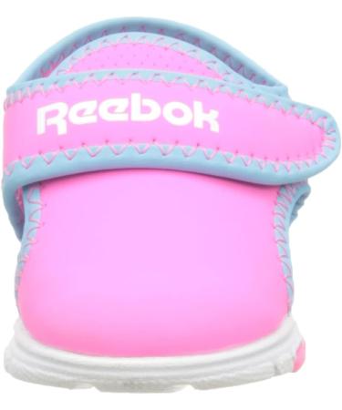 Reebok Baby Girl's Wave Glider III Sandals - 8.5 UK Child - Atomic Pink/Digital Blue/White - Buy Online on GoSupps.com