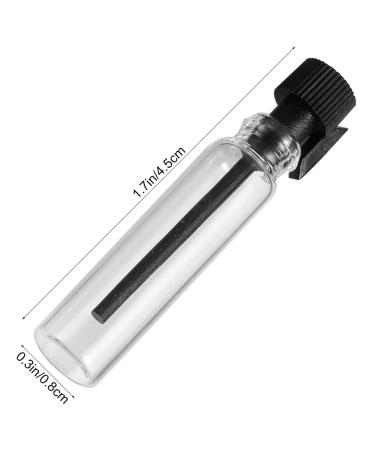Ipetboom 100pcs Refillable Glass Perfume Dropper Bottles - Essential Oil & Cosmetic Bottles - Black - International Shipping Available - Buy Online on GoSupps.com