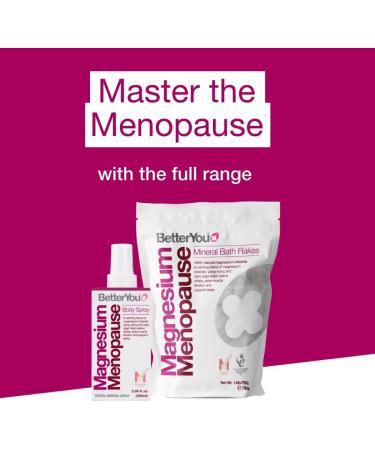 BetterYou Magnesium Menopause Body Spray | Pure Magnesium Chloride | Ylang-ylang & Clary Sage | Relief for Menopausal Symptoms | Stress & Sleep Aid | 100ml - Buy Online on GoSupps.com