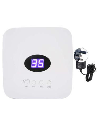 Nail dryer UV LED nail lamp 48 W intelligent nail art LED lamp dryer multifunctional gel nail polish UV/LED light manicure tool professional nail art accessories (UK)