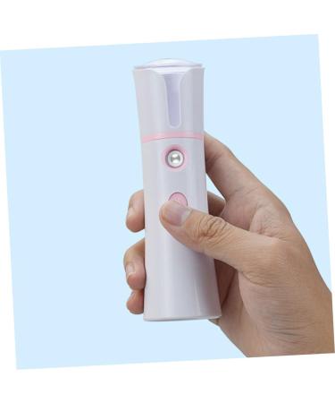 WOONEKY 1Pc pore cleaner travel USB humidifier white facial mister sprayer face steamer sprayer 14.1x4cm - Buy Online on GoSupps.com