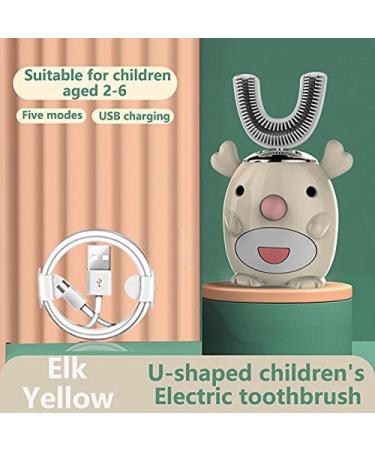 Children's electric toothbrush Smart 360 Degree U-shaped Children's Electric Toothbrush Oral Care Intelligent Cleaning Tool For Kids Sailsbury - Buy Online on GoSupps.com