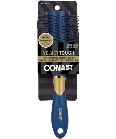 CONAIR BLUE VELVET TOUCH ROUND BRUSH - Buy Online on GoSupps.com