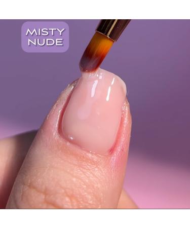 SINCERO SALON Builder Gel Easy Fluid - Misty Nude - Ideal Nail Builder Gel for French Manicures - Nail Extension Gel - Hard Gel Nail Builder LED UV - Semi-Permanent Nail Strengthener UV Gel - 15ml - Buy Online on GoSupps.com