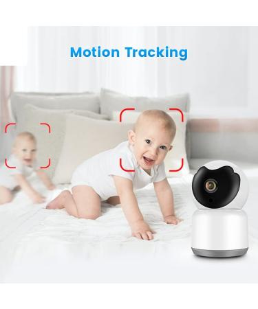 3MP Indoor Wireless Baby Monitor Camera with Night Vision & Humanoid Detection - WiFi Pet Camera for Dog and Cat - 2 Way Audio - Tuya Smart Home Security Camera - Buy Online on GoSupps.com