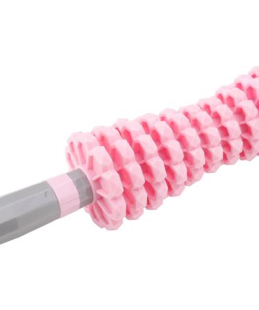 Massage Roller Stick - Anggrek Meridian Back Massage Device for Muscle Relaxation | Wooden Pink Massage Roller for Tiredness Relief - Buy Online on GoSupps.com