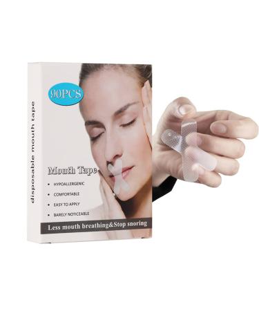 Sleep Strips 90 Pcs,Advanced Gentle Mouth Tape for Better Nose Breathing, Less Mouth Breathing, Improved Nighttime Sleeping and Instant Snoring Relief