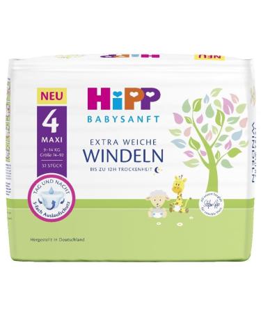 Hipp Babysanft diapers maxi 4 singles - Buy Online on GoSupps.com