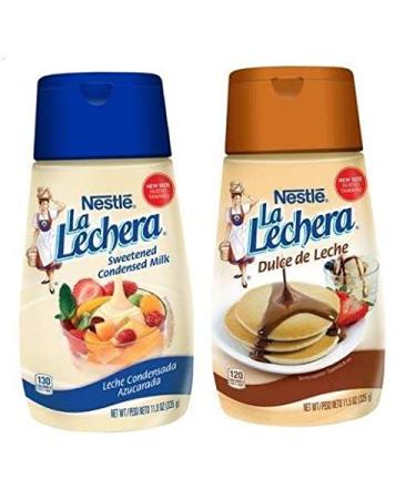 La Lechera Dulce de Leche and Sweetened Condensed Milk Combo Pack