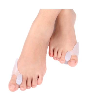 Silicone Toe Separators for Toe Separation and Valgus Correction - Universal Size White - Buy Online on GoSupps.com