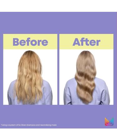Matrix Total Results So Silver Purple Shampoo 10.1oz - Neutralizes Yellow Tones, Tones Blonde & Silver Hair - Color Depositing Shampoo for Color Treated Hair - Buy Online on GoSupps.com