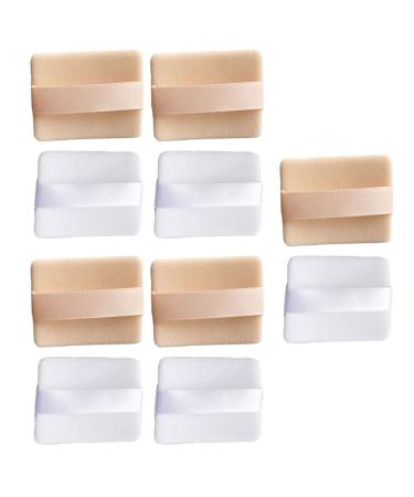 Minkissy 10 ST powder-quaste beauty primer for the face make-up pads cream sponge Tools make powder foundation puff face powder wedge shape synthetic sponge air pad puff