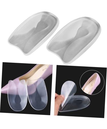 FRCOLOR U Shape Heel Pads - Transparent Cushion Insoles for High Heels | Plantar Support & Comfort - Buy Online on GoSupps.com