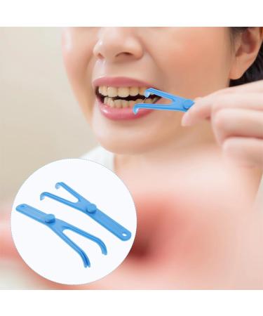 BCBF Y-Shaped Tooth Floss Set - 2 Pieces Dental Silk Holder & Powdered Floss for Ultimate Oral Hygiene - Buy Online on GoSupps.com