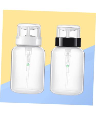  BIUDECO Set of 4 x 200ml Nail Polish Remover Bottles with Lockable Pump and Lockable Neck for Liquid Storage - Buy Online on GoSupps.com
