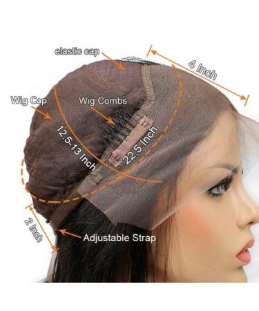 VEBONNY Royal Blue Synthetic Lace Front Wig - Silky Long Straight Hair for Women | Midnight Sapphire -825 - Buy Online on GoSupps.com