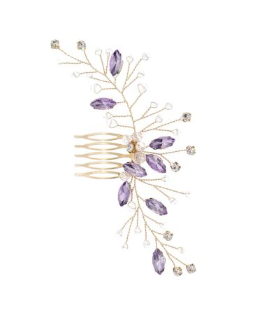 Housoutil diamond wedding hair accessories for brides hair accessories bride prom Xiuhe clothing child wedding vintage hair comb wedding accessories for brides hair comb clips