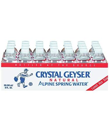 Crystal Geyser Natural Alpine Spring Water 8oz 28ct - Pure Hydration Essentials - Buy Online on GoSupps.com