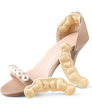 High Heels Heel Stickers - 4 Pairs Boot Protector Cushions & Replaceable Heel Pads for Women | Size 10x2.7cm | Durable Polyurethane - Buy Online on GoSupps.com
