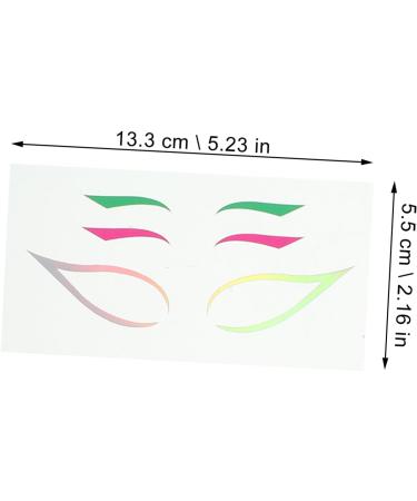SUBOFAN ABOOFAN Eyeliner Sticker Delicate Eyeliner Sticker Maskerade Makeup Cosplay Halloween - Buy Online on GoSupps.com
