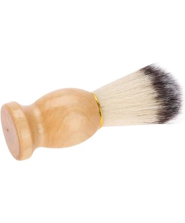 Dekaim Shaving Brush - Portable Soft Synthetic Hair Beard Brush with Wooden Handle for Men | Ideal Barber Shop Tool | International Shipping Available - Buy Online on GoSupps.com
