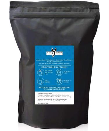 Black Donkey Coffee Roasters | 50 Coffee Bags | Swiss Water Decaf 3. Swiss Water Decaf 50 Count (Pack of 1) - Buy Online on GoSupps.com