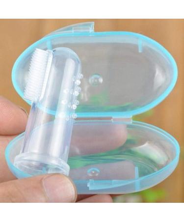 Baokuan Children's Finger Toothbrush - Baby Toothbrush & Tongue Cleaner with Storage Box for Healthy Teeth & Gums - Buy Online on GoSupps.com