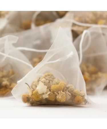 Chamomile Tea - Egyptian Camomile Flowers - 15 Biodegradable Pyramid Tea Bags - Buy Online on GoSupps.com