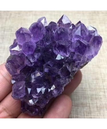 Amethyst Crystals Natural Amethyst Cluster Geode Purple Crystal Quartz Specimen Home Decor JIZTGEDM (Color : 140-160g Size : 1 Piece) 1 piece 140-160g - Buy Online on GoSupps.com