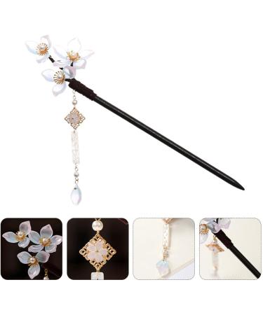 FRCOLOR Vintage Hair Stick Wooden Hair Chopstick Traditional Hair Pin Crystal Flower Hair Styling Accessory for Festival Cosplay Costume - Buy Online on GoSupps.com
