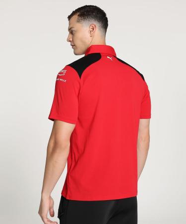 Scuderia Ferrari 2023 Team Polo | Men's Red Polo Shirt | Official Merchandise - Buy Online on GoSupps.com