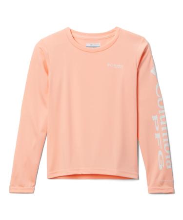 Columbia Girls' Tidal Tee Long Sleeve Orange XX-Small