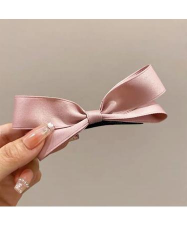 XIAHIOPT Ribbon Bow Hair Clip for Women Girl Kid Bowknot Hair Clip with Long Tail Tassels Hair Hair Clips Ribbon Ponytail Holder White bow ribbon - Buy Online on GoSupps.com
