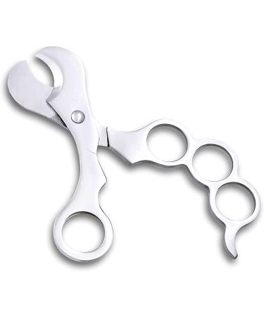 Cigar Cutter Accessories Pack Cigar Guillotine Double Blade Metal Cigar Clippers Exquisite Stainless Steel Scissors Accessories with Case Box for Gifts