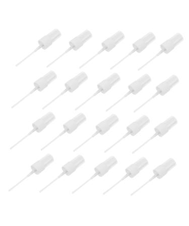 Gatuida 40pcs Fine Mist Spray Bottle Nozzles Replacement Tops for Plastic Bottles Compatible Perfume Essential Oils Hair Products for Home Salon Travel 10X2X2CM White