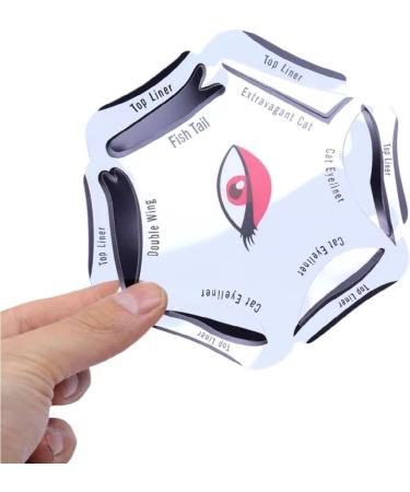 Eyeliner Disc - 6-in-1 Precise Stencil for Cat-Eye & Smokey Eyes | Shop Internationally - Buy Online on GoSupps.com