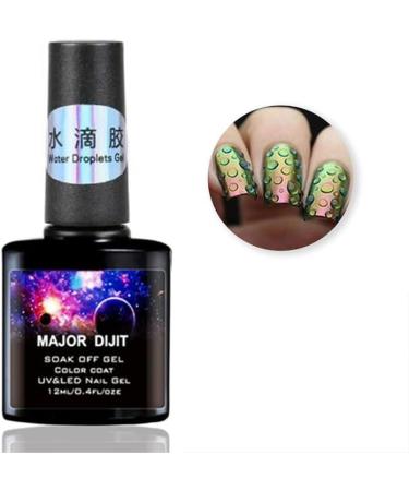 12ml Water Droplets Gel Soak Off UV Gel Pure Nail Polish Creativity Varnish Lacquer Manicur - (Color: Transparent) - Buy Online on GoSupps.com