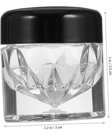DOITOOL Storage Bottles 10pcs Loose Powder Bottle Empty Bottle Terrariums Concealer Powder Bottles Travel Dispenser Pack Black 3x2.5x2.5cm - Buy Online on GoSupps.com