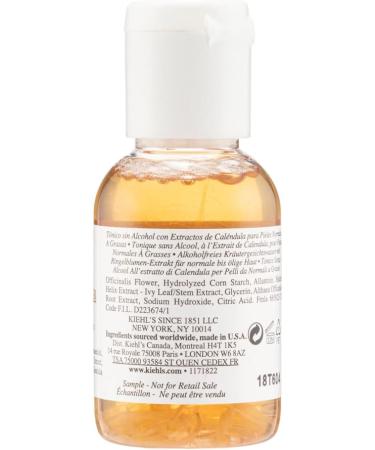 Kiehls Calendula Herbal Extract Alcohol-Free Toner 40ml - For Normal to Oily Skin - Buy Online on GoSupps.com